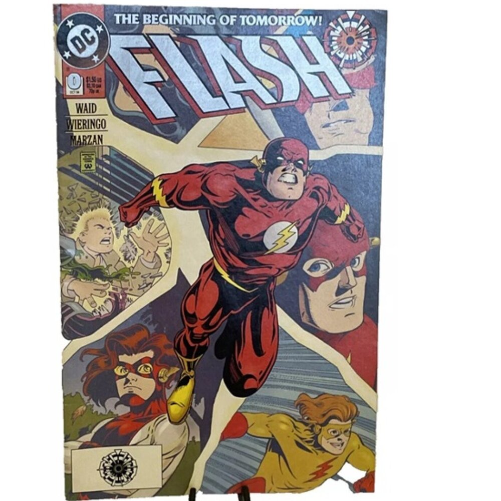 The Flash Vol 2 #0 Flashing Back 1994 Mike Wieringo José Marzan, Jr. Cover Mark